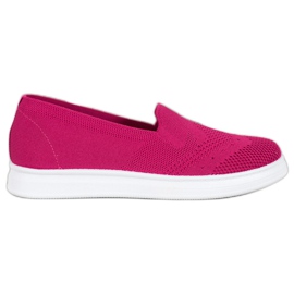 Via Giulia  Slipons auf der Plattform rosa