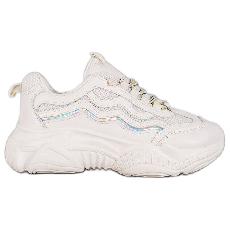 SHELOVET Schnürsneaker weiß