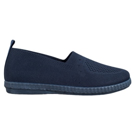 Via Giulia  Durchbrochene Slip-On-Sneakers marineblau blau
