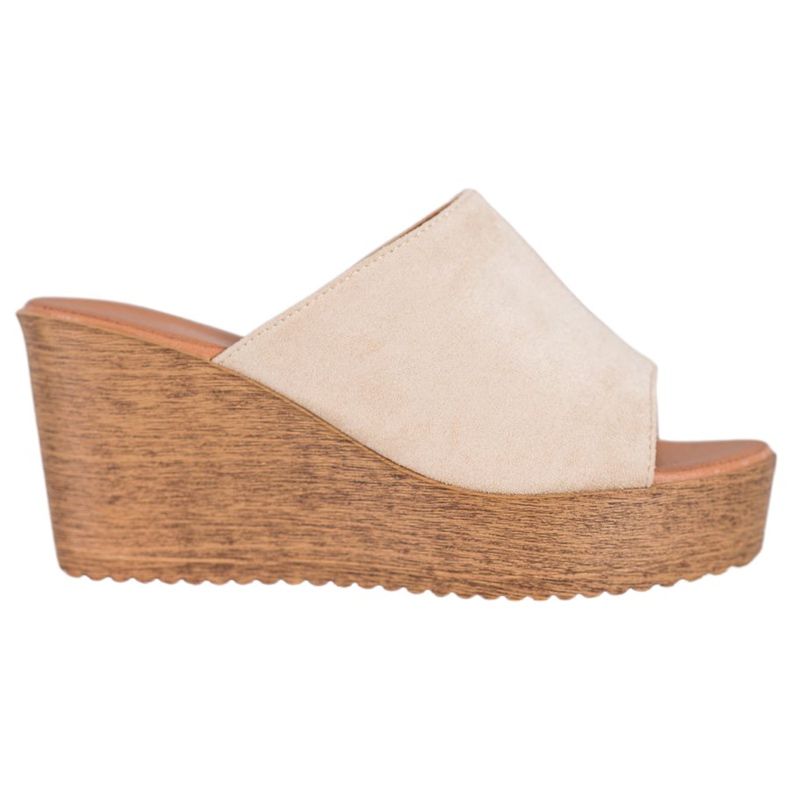 Renda Hochhackige Sandalen braun