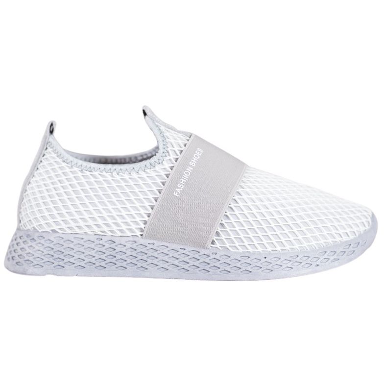 SHELOVET Slip-on-Sneaker mit Mesh grau