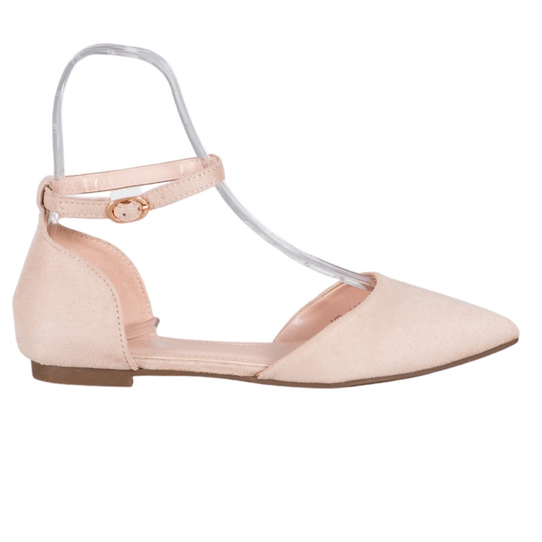 Diamantique Klassische Pumps mit Schnalle braun