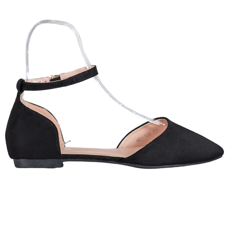 Diamantique Klassische Pumps mit Schnalle schwarz