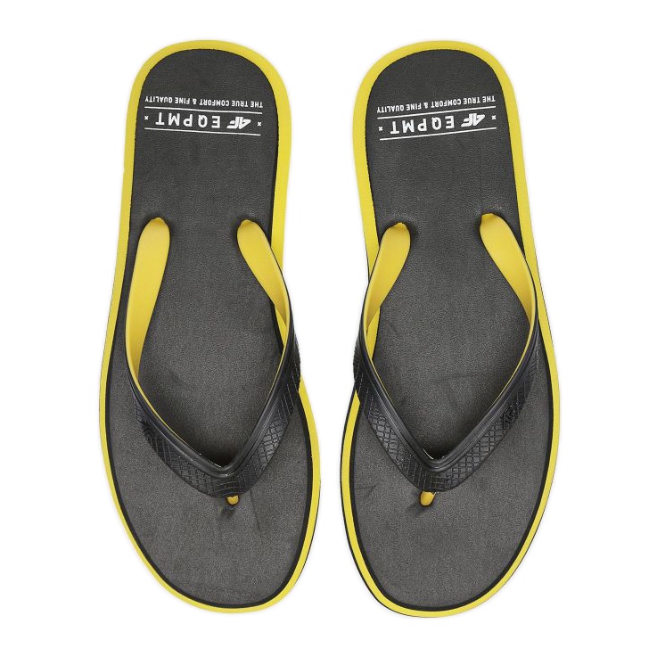 Flip-Flops 4F M H4L20 KLM005 schwarz gelb