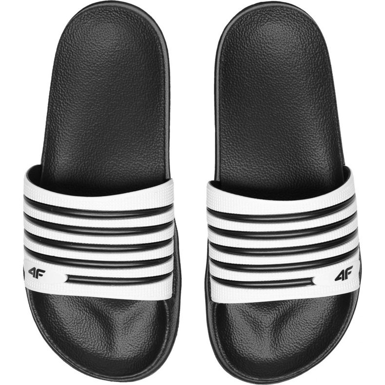 Hausschuhe 4F B H4L20 KLD001 weiß schwarz