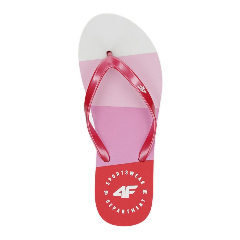 Flip-Flops 4F B H4L20 KLD004 weiß rot Flip-Flops 4F B H4L20 KLD004 weiß rot