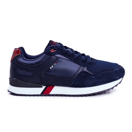 EVE Herren Sportschuhe Wildleder Marineblau Fonsi