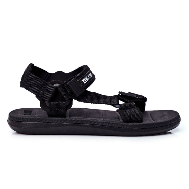 Herren Sport Sandalen Schwarz Big Star FF174499