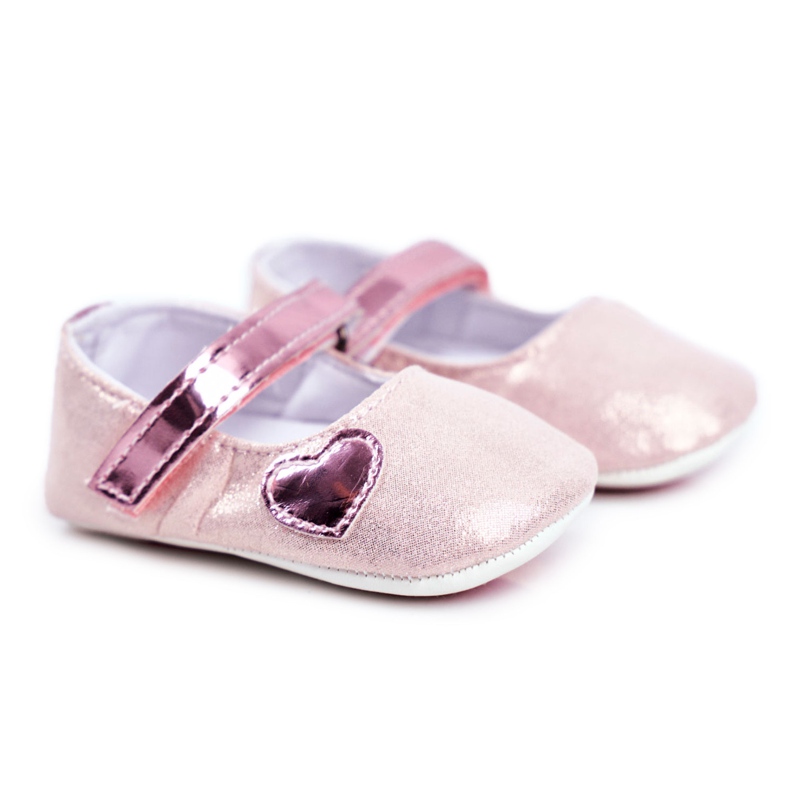 Apawwa Kinder Sneakers Klettverschluss Taufe Rosa Bellawa