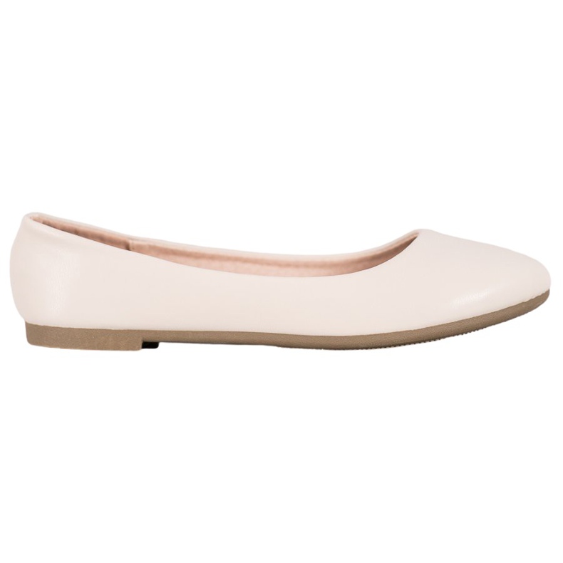 Diamantique Beige Ballerinas