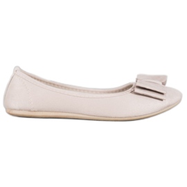 Bona Stilvolle Ballerina mit Schleife braun