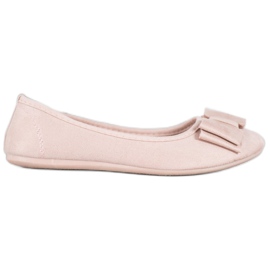 Bona Stilvolle Ballerina mit Schleife rosa