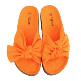 Orange Kork Hausschuhe G-580 Orange