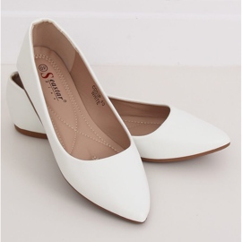 Ballerinas mit Mandelzehen weiß CD53P Weiß