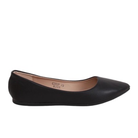 Ballerinas mit Mandelzehen schwarz CD53P Black