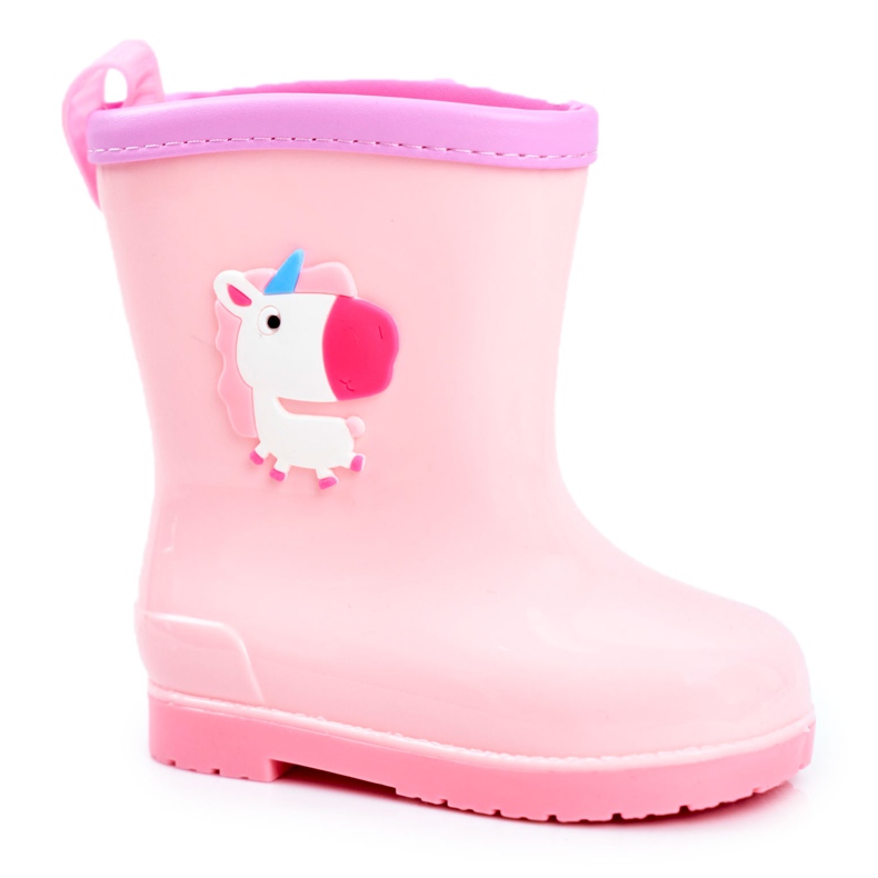 Gummistiefel für Kinder Pink Unicorn rosa