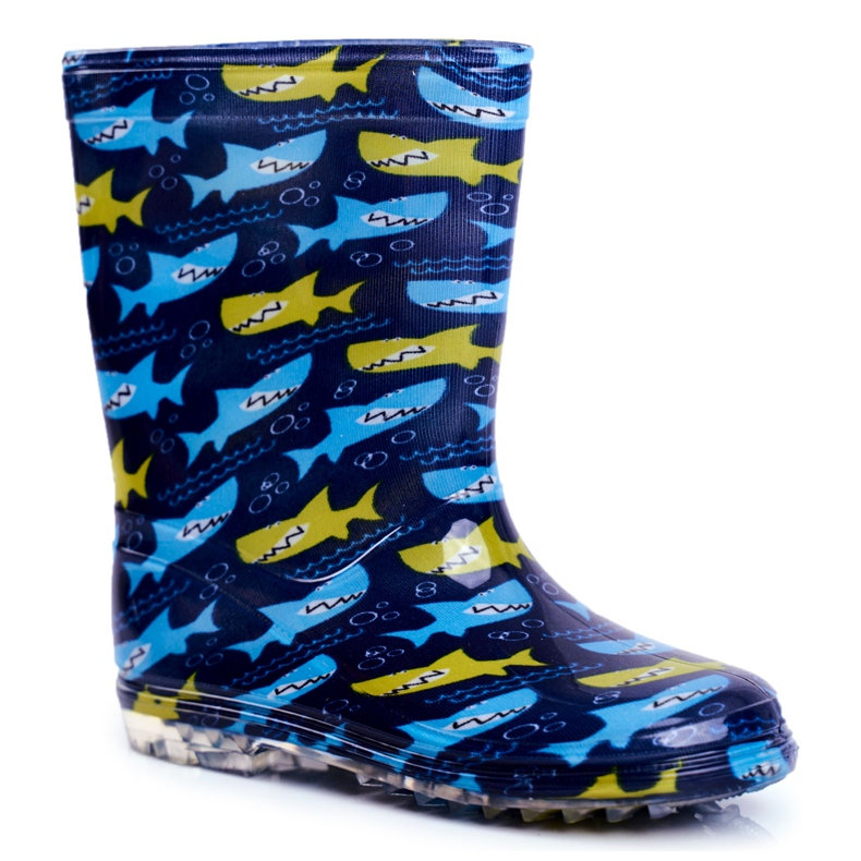 Gummistiefel für Kinder Marineblau Shark navy blau
