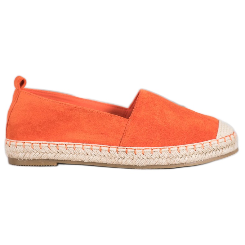 Anesia Paris Bequeme Espadrilles aus Wildleder orange
