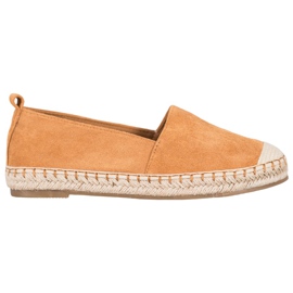 Anesia Paris Bequeme Espadrilles aus Wildleder braun