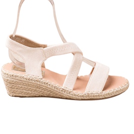 Renda Espadrilles-Sandalen aus Wildleder braun