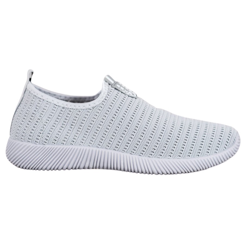 Melisa Slip-On-Schuhe aus Textil grau