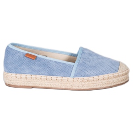 Goodin Durchbrochene Espadrilles blau