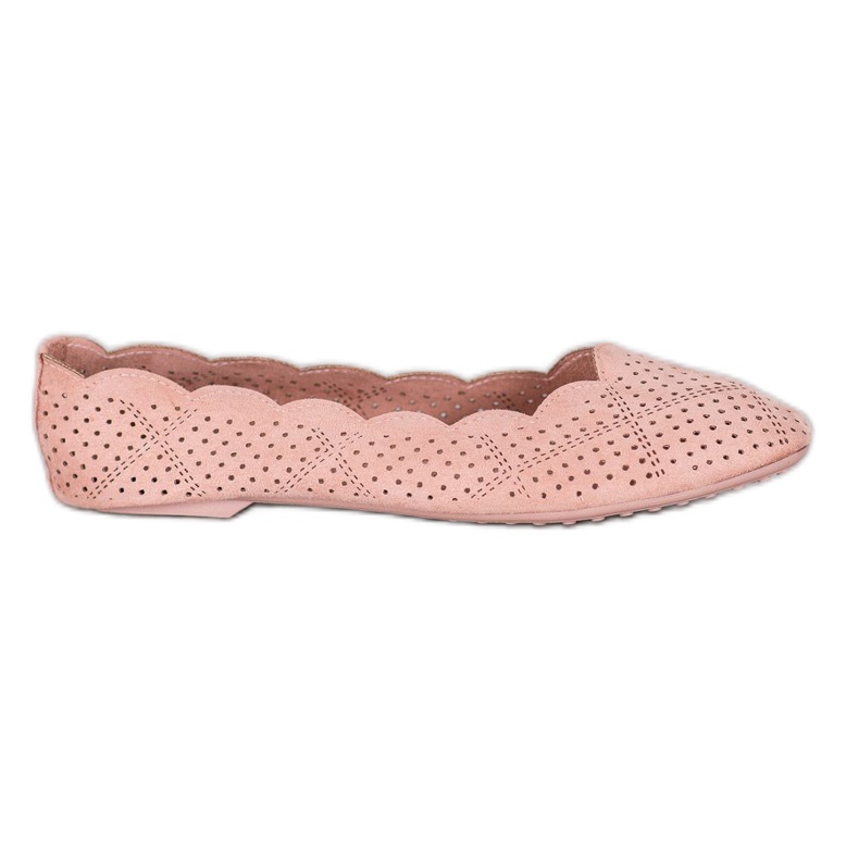 Small Swan Durchbrochene Ballerinas rosa