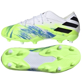 Adidas Nemeziz 19.1 Fg Jr EG7239 Fußballschuhe mehrfarbig weiß