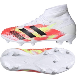Adidas Predator Dracon 20.1 Fg Jr EG1608 Fußballschuhe mehrfarbig weiß