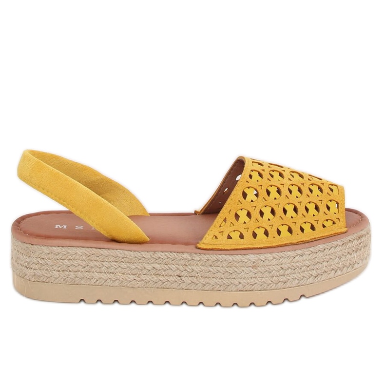 Sandalen, Espadrilles, Honig WH931 Gelb