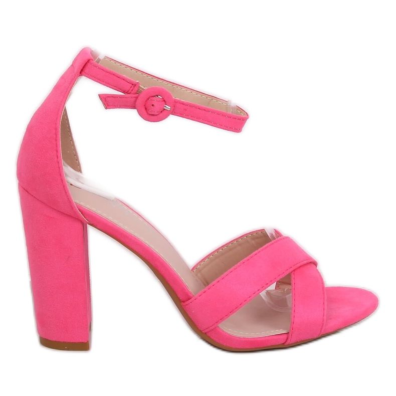 Rosa Sandalen am Pfosten TU133P Fushia