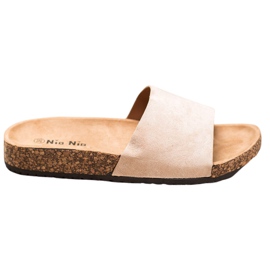 Nio Nio Klassische Hausschuhe auf der Plattform braun