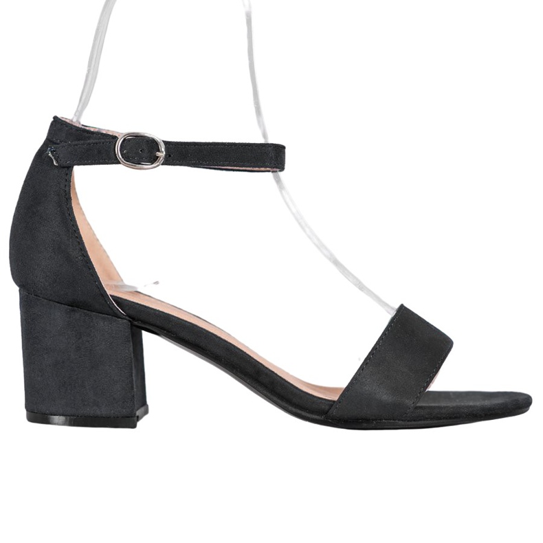 Diamantique Lässige Sandalen an einer Bar schwarz