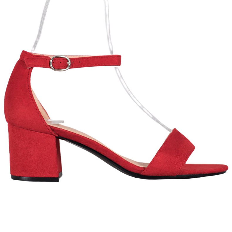 Diamantique Lässige Sandalen an einer Bar rot