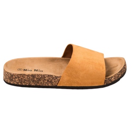 Nio Nio Klassische Hausschuhe auf der Plattform braun