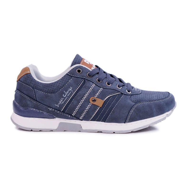 EVE Herren Sportschuhe Casual Marineblau Super navy blau
