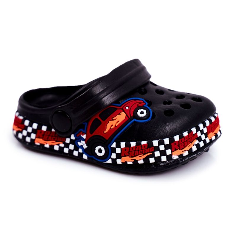 Giolan Kinder Foam Crooks Black Road Racing schwarz rot