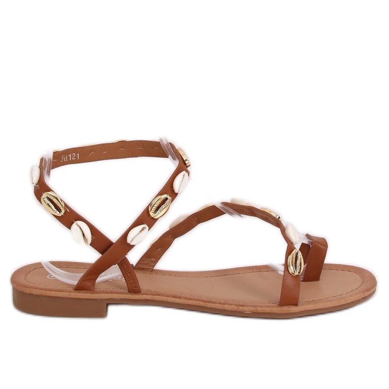 Camel JH121 Camel Flip-Flops mit Muscheln braun