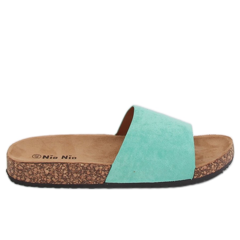 Mint PA-354 Green Ii Species Hausschuhe auf der Korksohle mehrfarbig