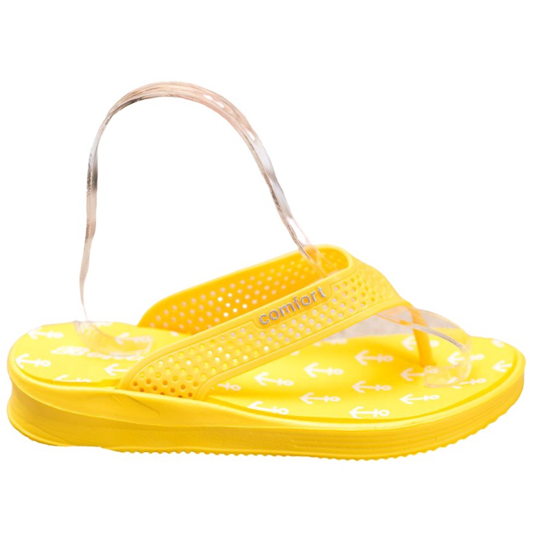 Bona Gelbe Comfort-Flipflops