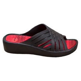 Bona Bequeme leichte Hausschuhe schwarz