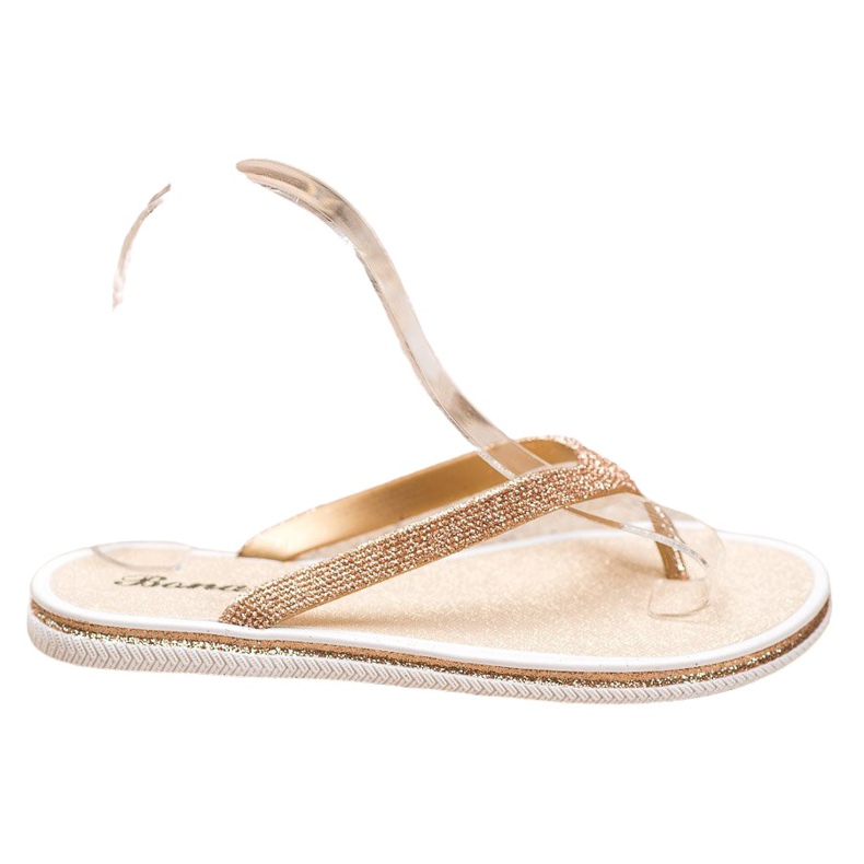 Bona Flip-Flops mit Glitzer gelb