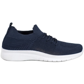 SHELOVET Niedrige Sportschuhe marineblau