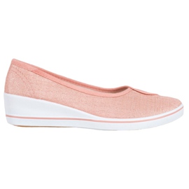 Comer Ballerinas mit Glitzer rosa