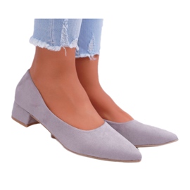 SEA Klassische Damen Pumps Wildleder Grau Rheya