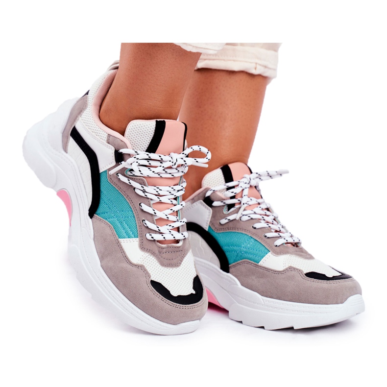 PS1 Damen Sportschuhe Turnschuhe Weiß Und Grün Mindanao schwarz rosa grau