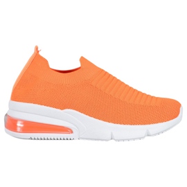 SHELOVET Orange Turnschuhe