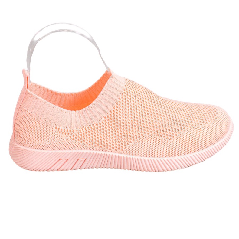 SHELOVET Bequeme durchbrochene Slipons mehrfarbig orange
