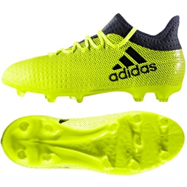 Adidas X 17.1 Jr S82297 Fußballschuhe mehrfarbig grün