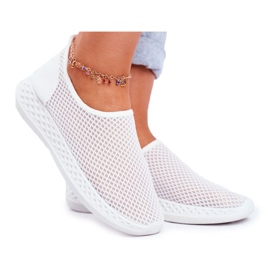 SEA Damen Sport Slipper Weiß Gestacio
